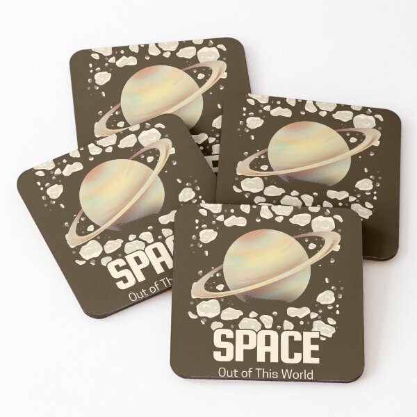 Item preview, Out of This World – Retro Space Saturn Design designed and sold by CreationbyNiki.