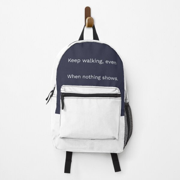 Item preview, Keep walking – minimalist quote for unseen growth and healing strength designed and sold by KWkindwaves.