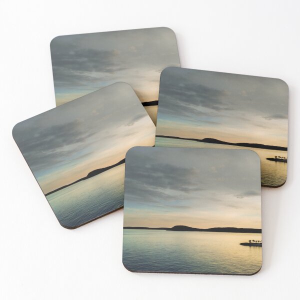 Item preview, Golden Shoreline Embrace at Dusk designed and sold by Ellaire.