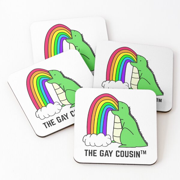 Item preview, The Gay Cousin Dinosaur Design designed and sold by CarefulCreation.