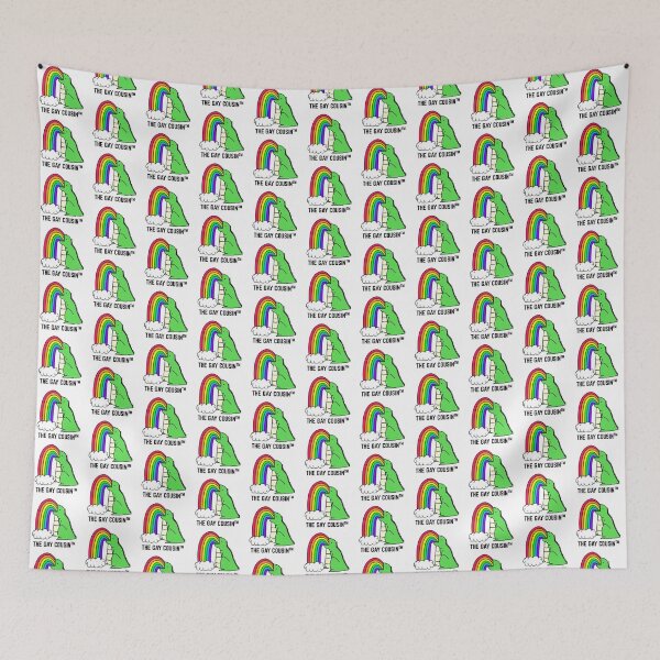 Item preview, The Gay Cousin Dinosaur Design designed and sold by CarefulCreation.