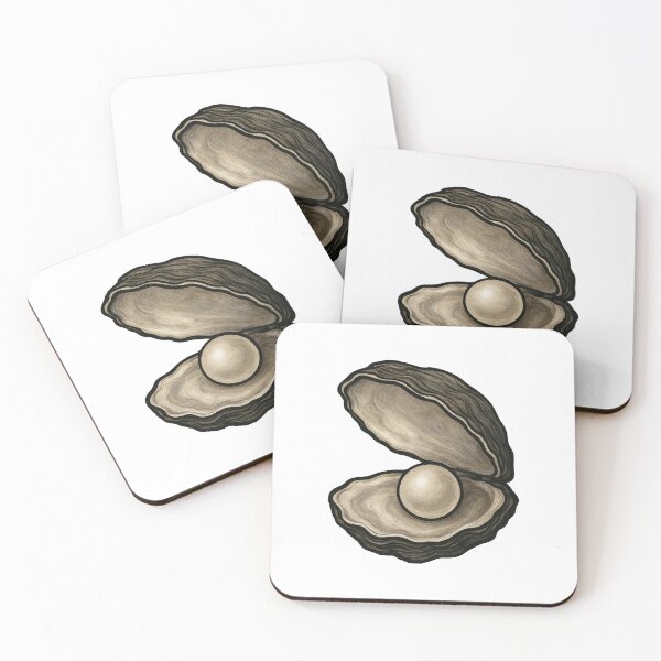 Item preview, Oyster with Pearl Cute Shellfish Illustration designed and sold by Vendeloc.