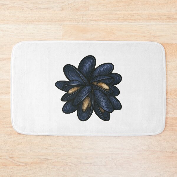 Item preview, Mussels Seafood Cute Ocean Snack Art designed and sold by Vendeloc.