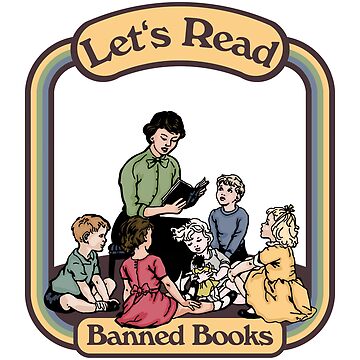 Imagen de la obra Leamos libros prohibidos de Unhinged Heather