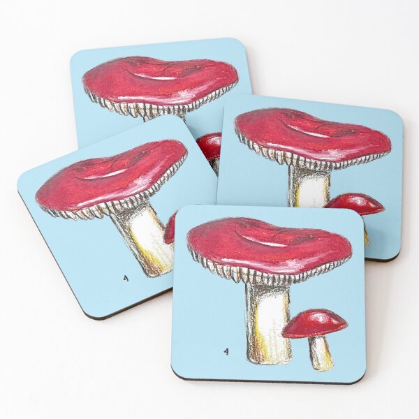 Item preview, Russula Emetica designed and sold by Art by Claire Christy-Tirado.