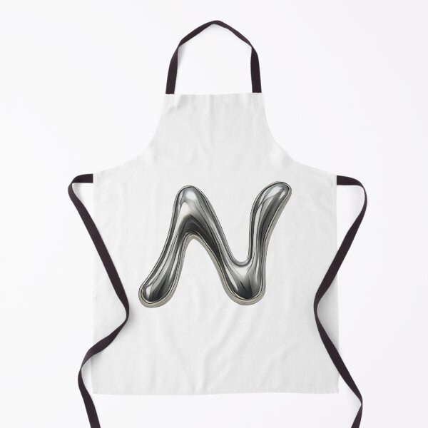 Item preview, Initial N - 3D Liquid Metal Font designed and sold by uncoXab.