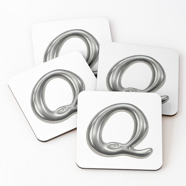 Item preview, Initial  Q- 3D Liquid Metal Font designed and sold by uncoXab.