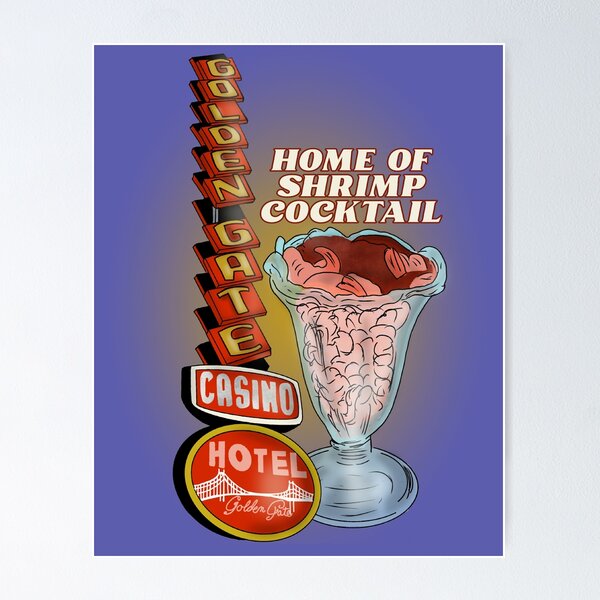 Item preview, Golden Gate Casino, Las Vegas, Home of Shrimp Cocktail designed and sold by TLBugg.