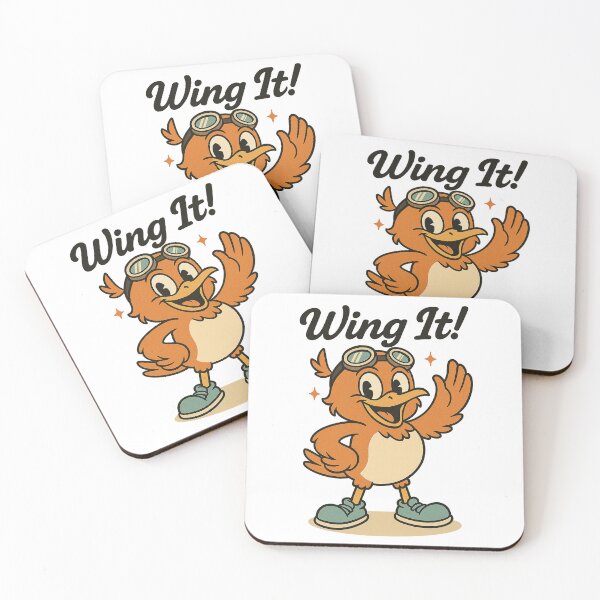 Item preview, Wing It! – Retro Pilot Bird Cartoon designed and sold by HoopeStylee.