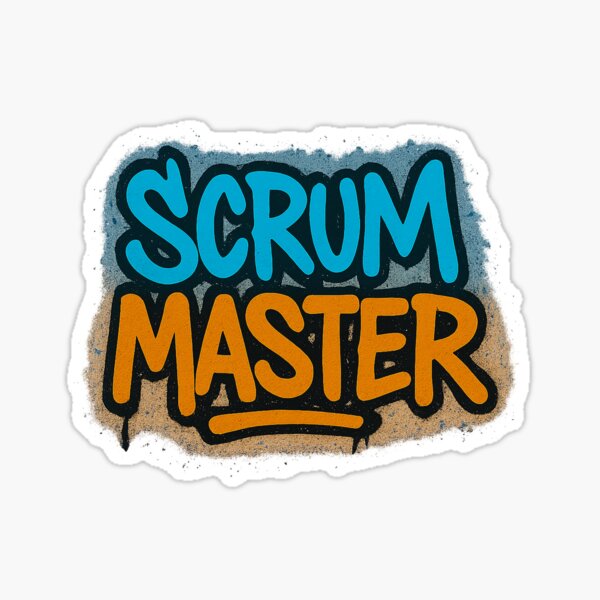 Item preview, Scrum Master Graffiti designed and sold by benandfreya.