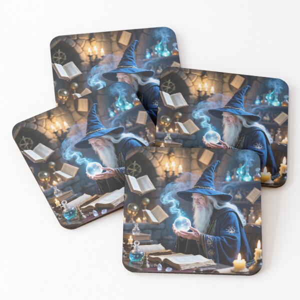 Item preview, The Wizard in his room of magic designed and sold by Vintage Designs +.
