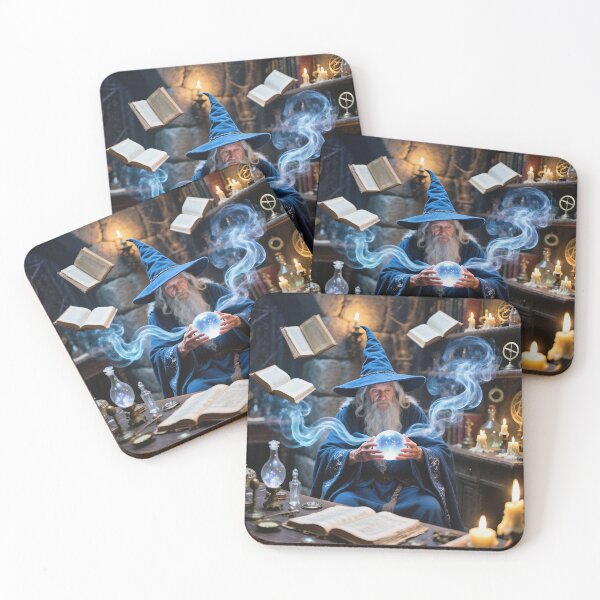 Item preview, The Wizard in his room of magic designed and sold by Vintage Designs +.