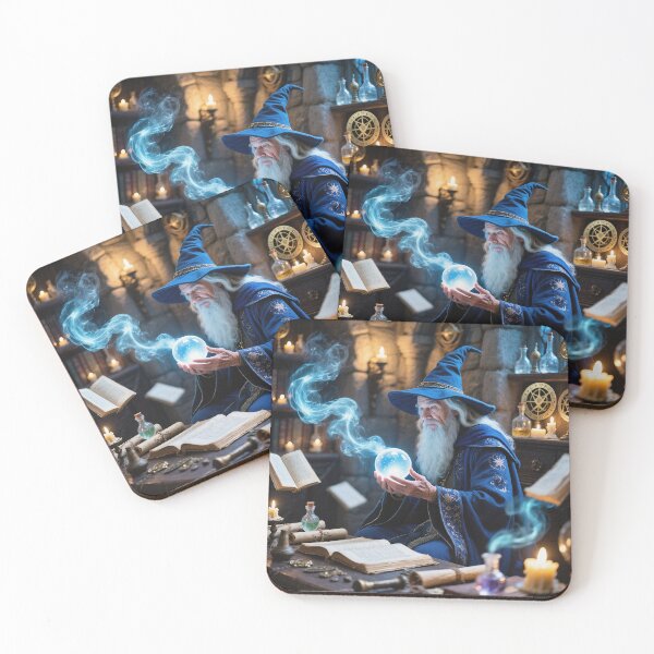 Item preview, The Wizard in his room of magic designed and sold by Vintage Designs +.