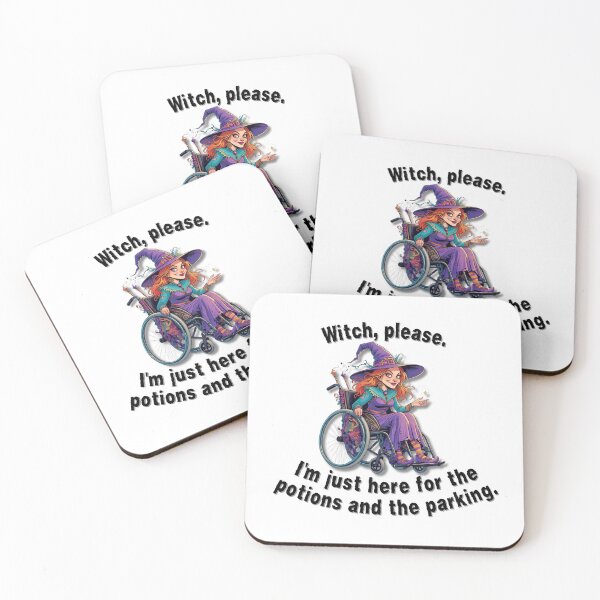 Item preview,  "Witch Better Have My Wheels" – Magical Wheelchair Witch Design designed and sold by It's Wheelie Cool.