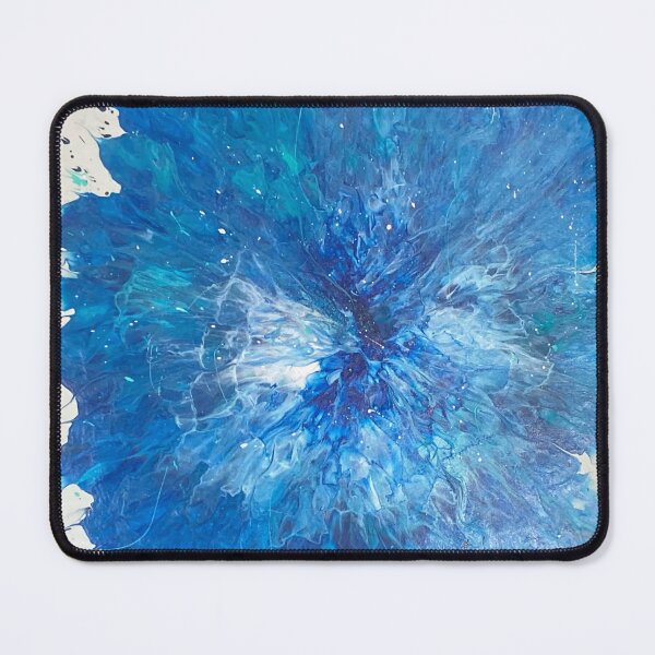 Item preview, Blue and white hibiscus flower designed and sold by PGKINART.