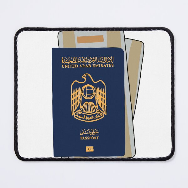 Artikelvorschau, Reisepass der Vereinigten Arabischen Emirate entworfen und verkauft von Minilosha.
