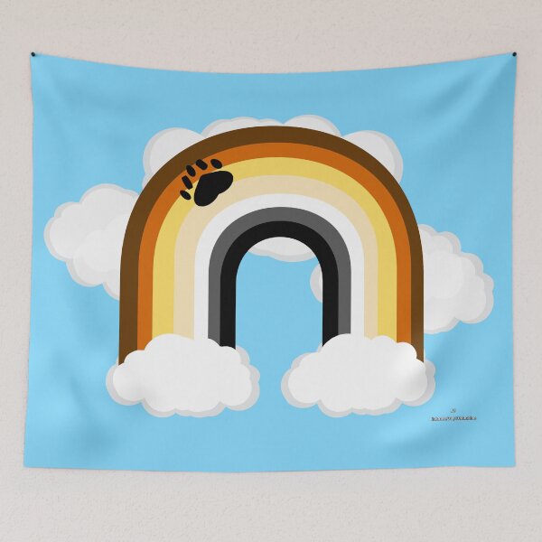 Item preview, Bear Pride Flag Rainbow designed and sold by Day10Machine.