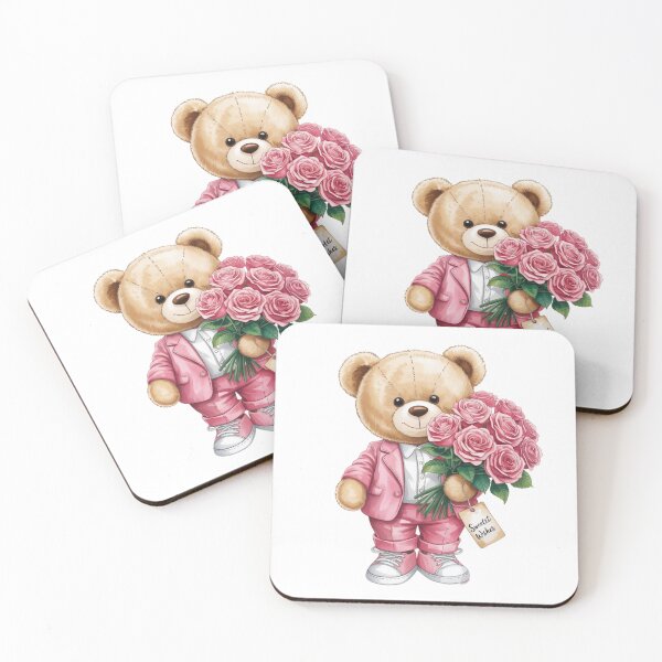 Item preview, Teddy with Roses designed and sold by ArtQueen777.
