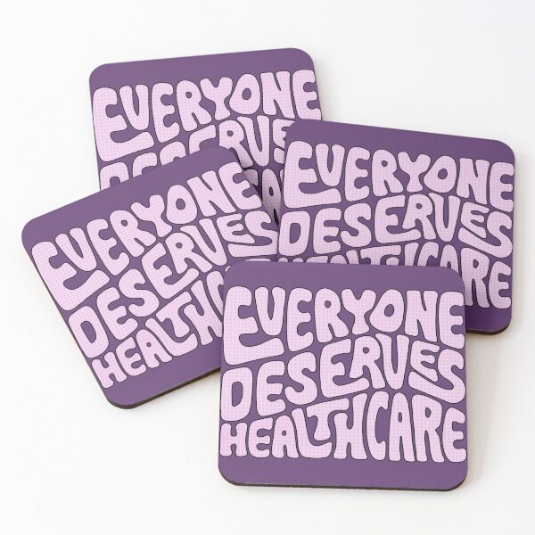 Item preview, Everyone Deserves Healthcare Word Art designed and sold by Unhinged Heather.