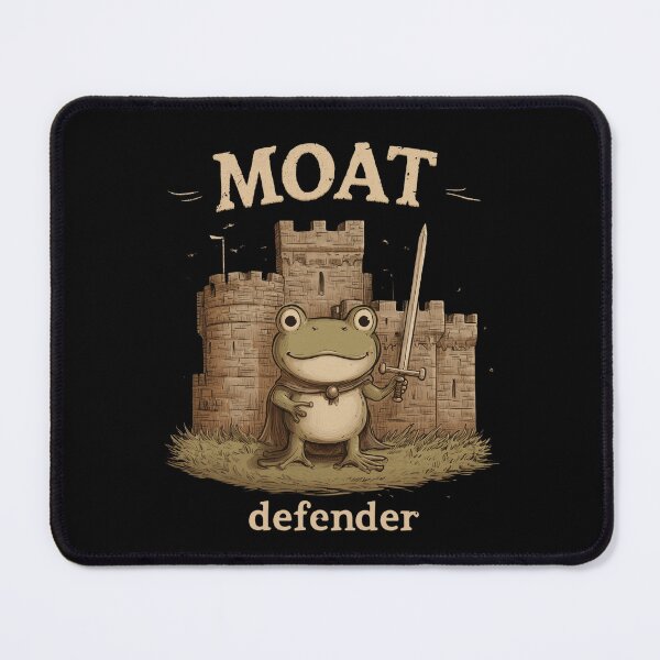 Item preview, Moat Defender Frog Knight Mage | Cute Medieval Castlecore Fantasy Art designed and sold by Envision Designs.