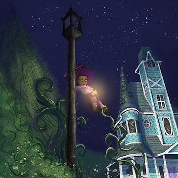Artwork thumbnail, Noor and the Fireflies by IndigoPixie