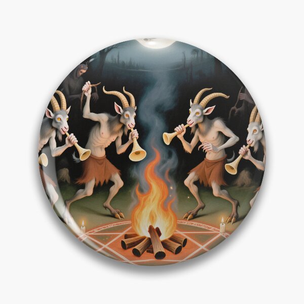 Item preview, The Devil dances in the Pale Moonlight designed and sold by Vintage Designs +.