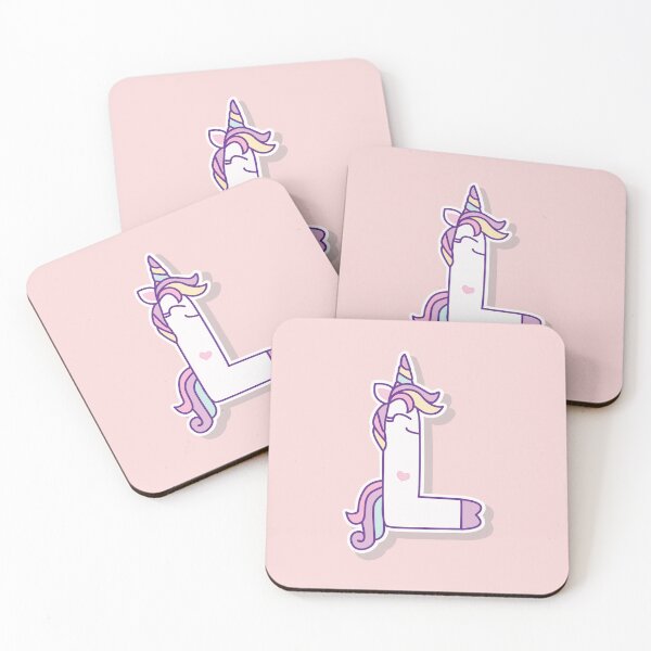 Item preview, Pastel Unicorn Letter L for Kids designed and sold by FilizDesigner.