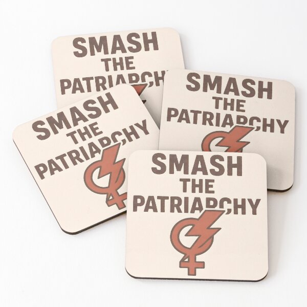 Item preview, Smash the Patriarchy – Feminist Lightning Bolt Statement designed and sold by VoidBloom Studio.