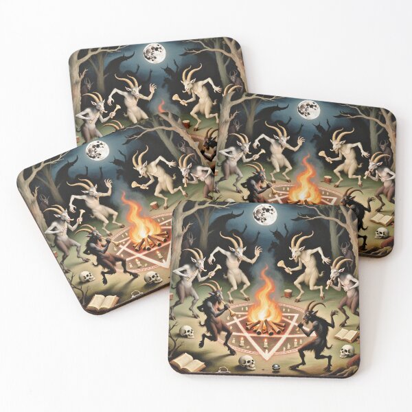 Item preview, The Devil dances in the Pale Moonlight designed and sold by Vintage Designs +.