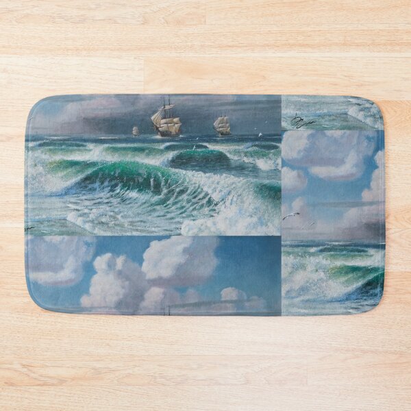 Item preview, The ocean, the boiling surf and three ships  designed and sold by DamianZorin.