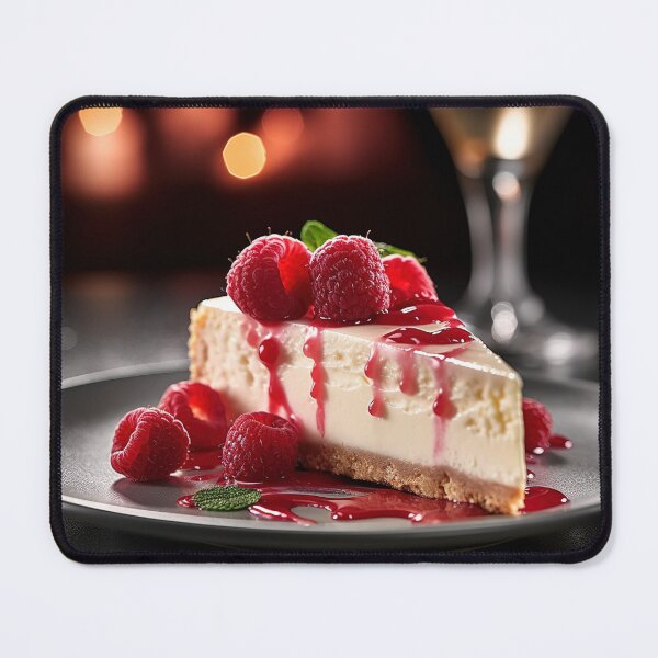 Item preview, White Chocolate Raspberry Cheesecake – Gourmet Dessert Photography designed and sold by StudioDina.