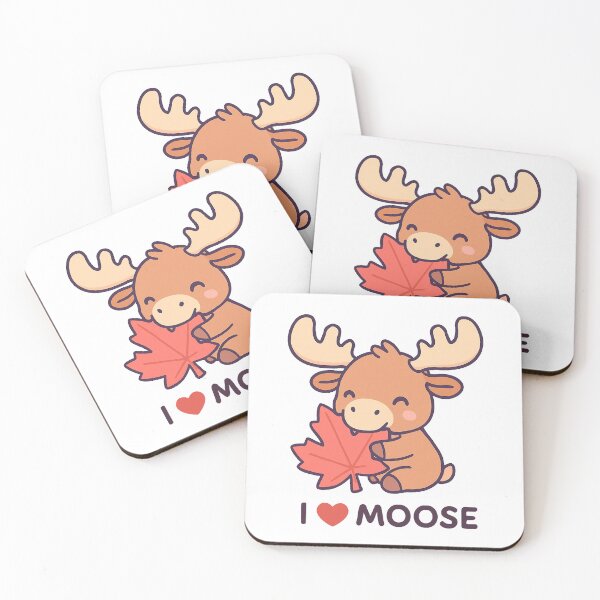 Item preview, Cute Canada Moose designed and sold by FreshArtFusion.
