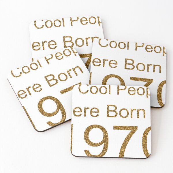 Item preview, ALL COOL PEOPLE WERE BORN IN 1970 SEQUIN designed and sold by TheIconSmith.