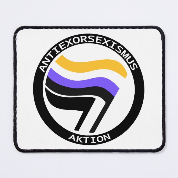 Item preview, ANTIEXORSEXISMUS AKTION designed and sold by birdgoatman.