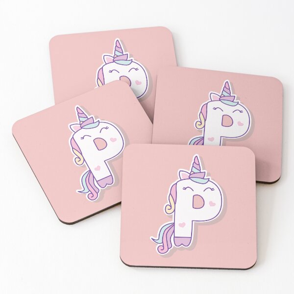 Item preview, Magical Unicorn Letter P Design designed and sold by FilizDesigner.