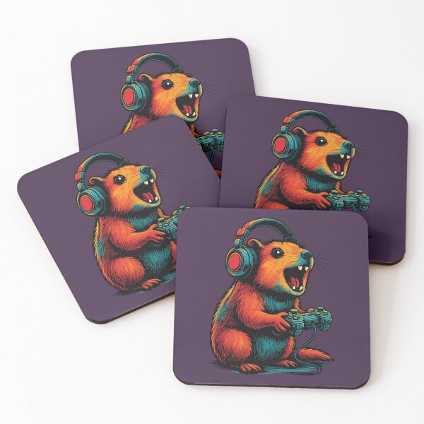 Item preview, Rock Hyrax Gamer Awawa Video Games Funny designed and sold by d247.