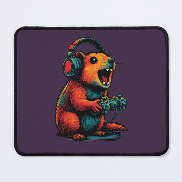 Item preview, Rock Hyrax Gamer Awawa Video Games Funny designed and sold by d247.