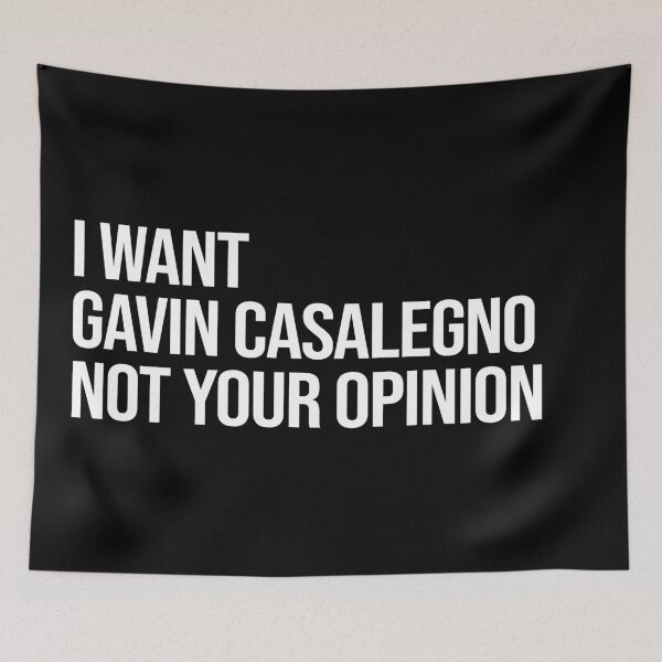 Artikelvorschau, I Want Gavin Casalegno Not Your Opinion entworfen und verkauft von deluluhaze.