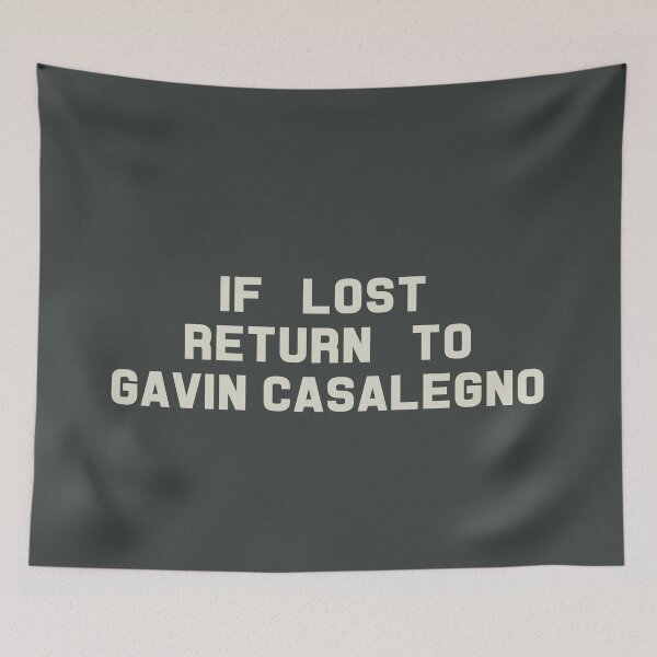 Item preview, If Lost Return to Gavin Casalegno Tee designed and sold by deluluhaze.