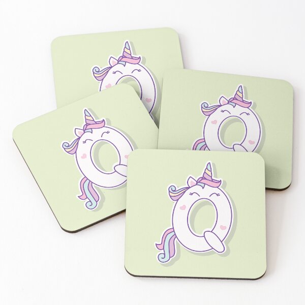Item preview, Letter Q with Unicorn Style for Kids designed and sold by FilizDesigner.