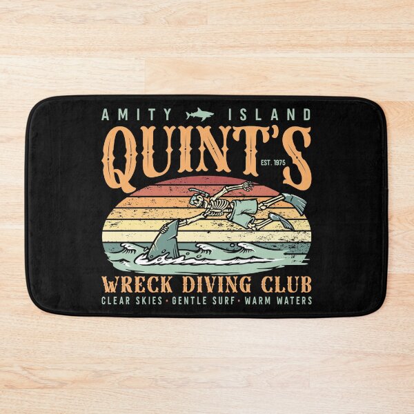 Item preview, JAWS 50TH ANNIVERSARY FUNNY QUINT'S WRECK DIVING CLUB designed and sold by FlutteringWings.