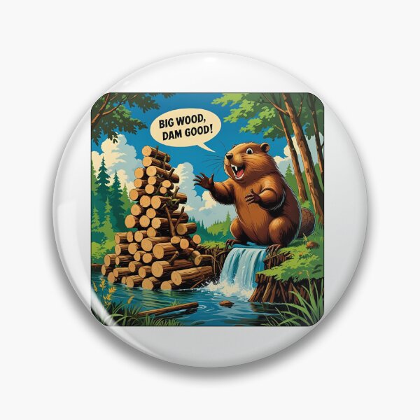 Item preview, Big wood, Dam good! designed and sold by NicMacTees.