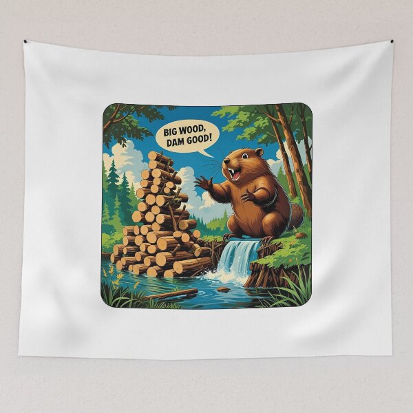 Item preview, Big wood, Dam good! designed and sold by NicMacTees.