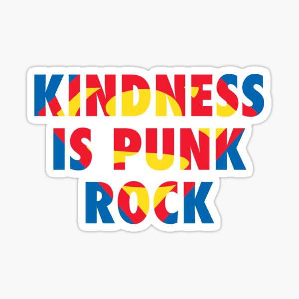Artikel-Vorschau von „Kindness is Punk Rock“ aus James Gunns Superman 2025, designt und verkauft von Cryptid-Crafter.