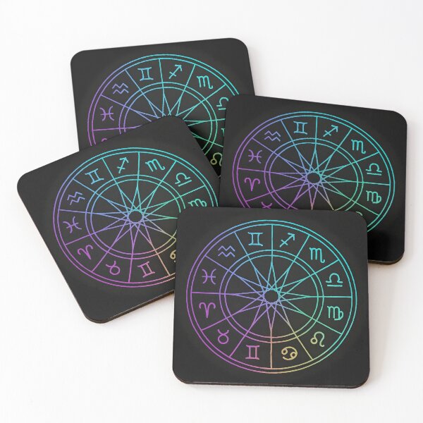 Item preview, Holographic Astrology Wheel – Zodiac Foil Chart designed and sold by VoidBloom Studio.