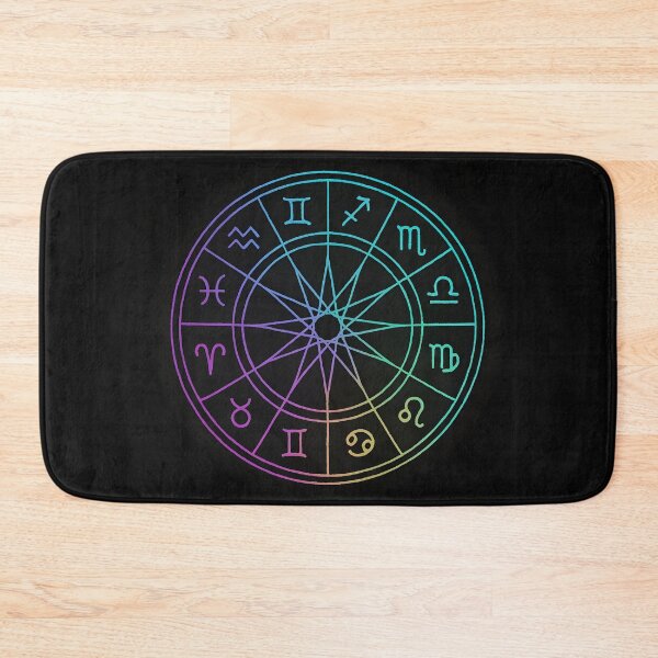 Item preview, Holographic Astrology Wheel – Zodiac Foil Chart designed and sold by VoidBloom Studio.