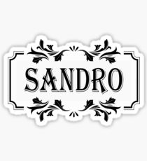 Frame Name Sandro Sticker