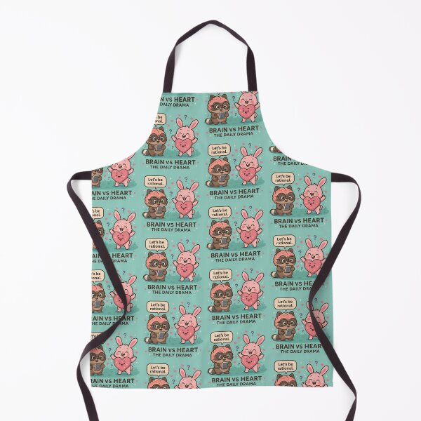 Item preview, Brain vs Heart – The Daily Drama in Kawaii Style designed and sold by wibby-color.