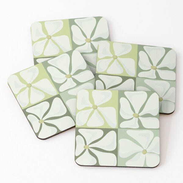 Item preview, Mod Color Block Jasmine Sampaguita Flowers designed and sold by studiosiya.