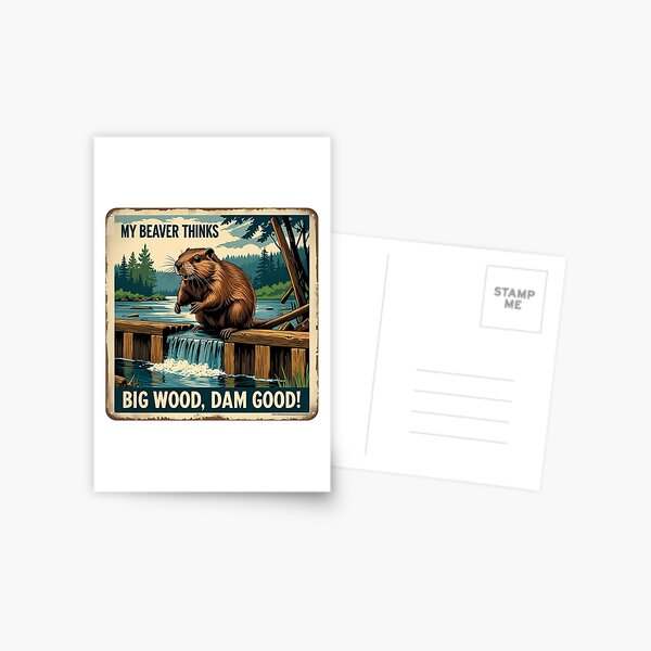 Item preview, Big wood, Dam good! designed and sold by NicMacTees.